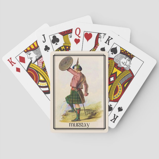 Clan Murray Classic Scotland Bicycle Deck Spielkarten (Rückseite)