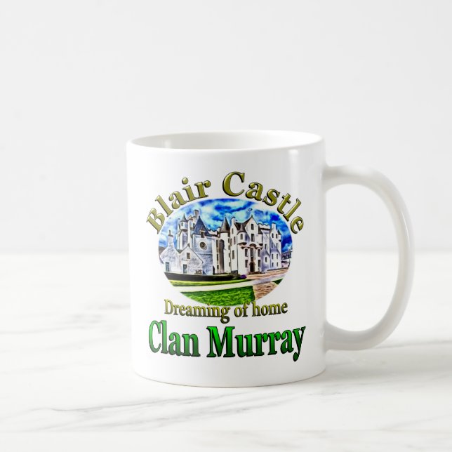 Clan Murray Dreaming of Zuhause Blair Castle Tasse (Rechts)