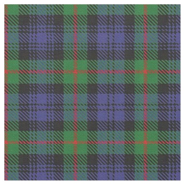 Clan-Murray schottischer Tartan-kariertes Gewebe Stoff (Nahaufnahme)
