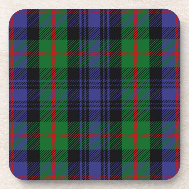 Clan Murray Tartan Kariert Getränkeuntersetzer (Vorderseite)