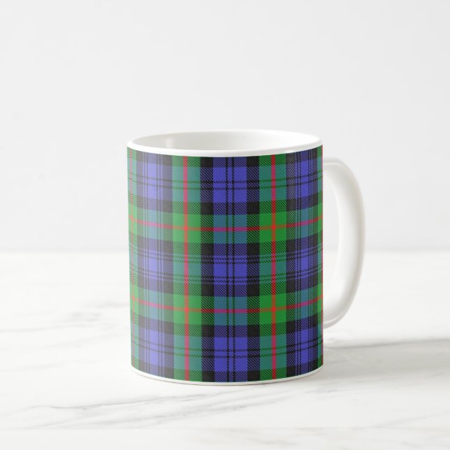 Clan Murray Tartan Kariert Kaffeetasse (VorderseiteRechts)