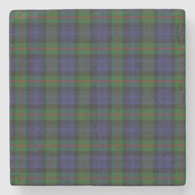 Clan Murray Tartan Kariert Stone Untersetzer (Vorderseite)