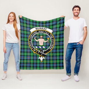Clan Murray von Atholl Ancient Tartan Kariert Fleecedecke