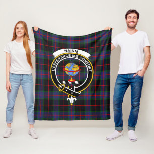Clan Nairn Tartan Kariert Fleecedecke