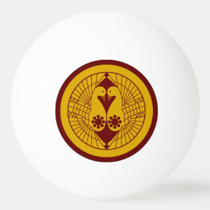 Clan Nanbu Wappen (Kamon) Tischtennisball