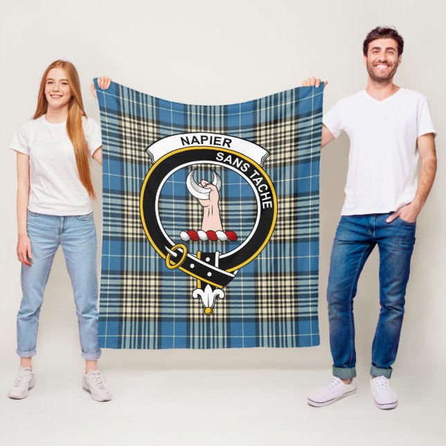 Clan Napier Ancient Tartan Kariert Fleecedecke (Beispiel)