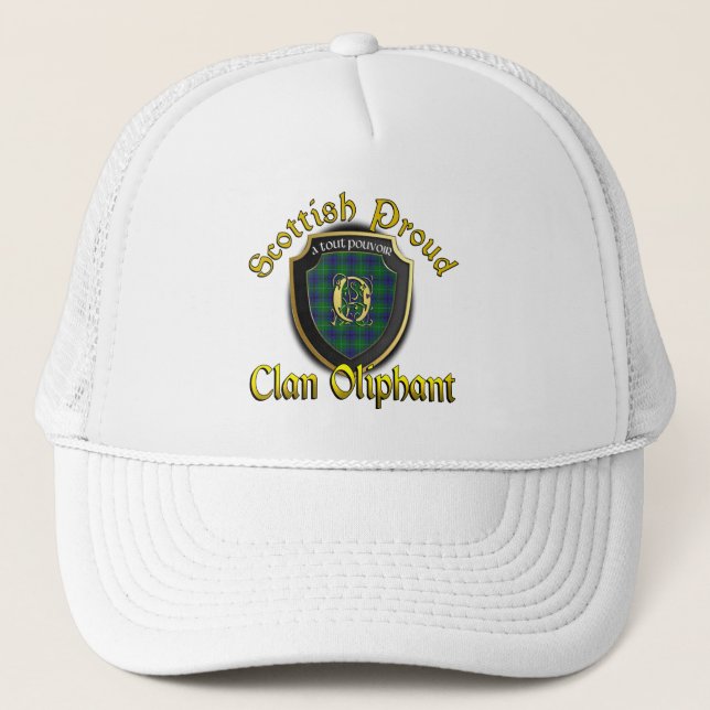 Clan Oliphant Scottish Dynasty Cap Truckerkappe (Vorderseite)