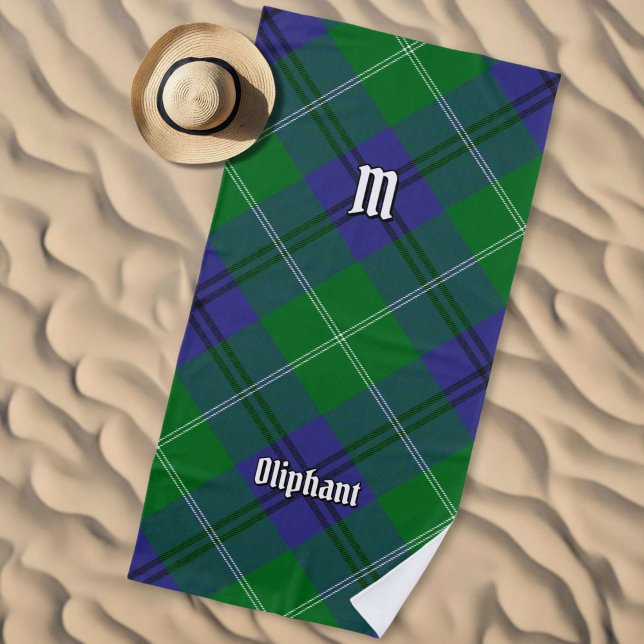 Clan Oliphant Tartan Beach Towel Strandtuch (Von Creator hochgeladen)