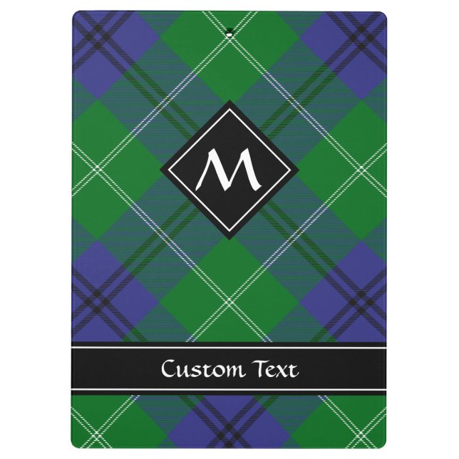 Clan Oliphant Tartan Clipboard Klemmbrett (Rückseite)