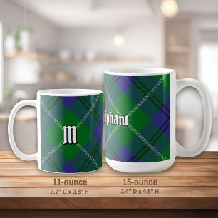 Clan Oliphant Tartan Coffee Tasse