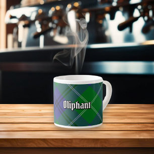 Clan Oliphant Tartan Espresso Cup Espressotasse