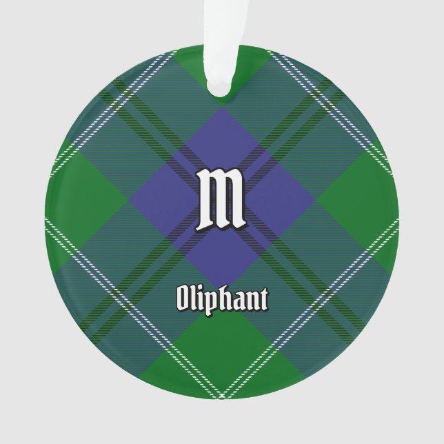Clan Oliphant Tartan Ornament (Vorderseite)