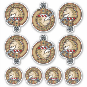 Clan Oliphant Wappen Sticker Set