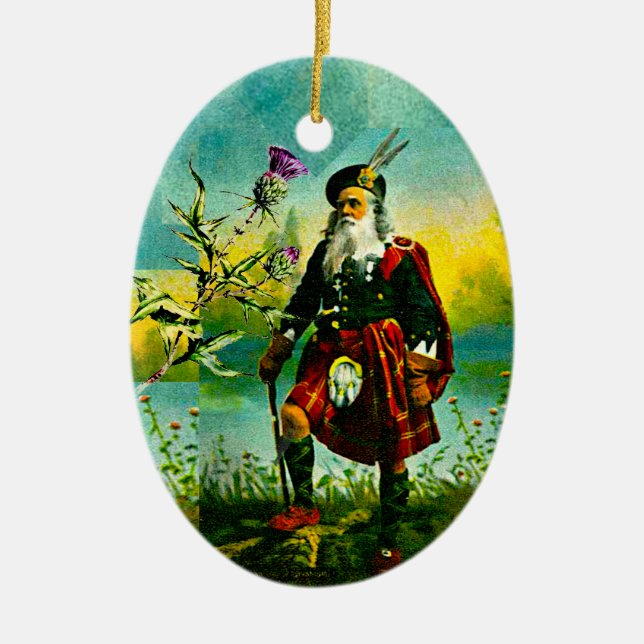 Clan-Ornament Ferguson Keramik Ornament (Vorne)