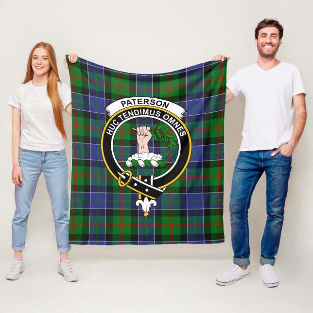 Clan Paterson Ancient Tartan Kariert Fleecedecke (Beispiel)