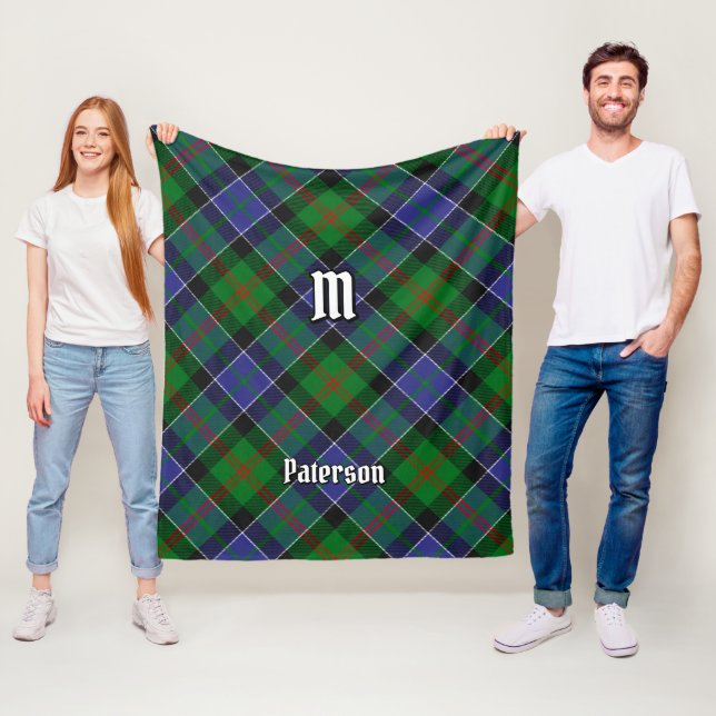 Clan Paterson Tartan Fleecedecke (Beispiel)