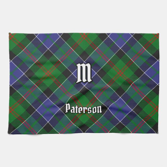 Clan Paterson Tartan Geschirrtuch (Horizontal)