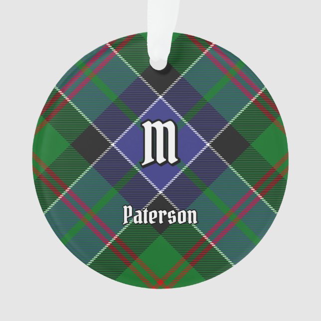 Clan Paterson Tartan Ornament (Vorderseite)