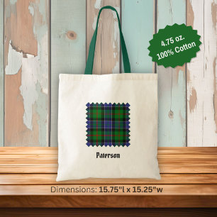 Clan Paterson Tartan Tragetasche