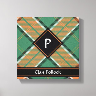 Clan Pollock Tartan Canvas Print Leinwanddruck