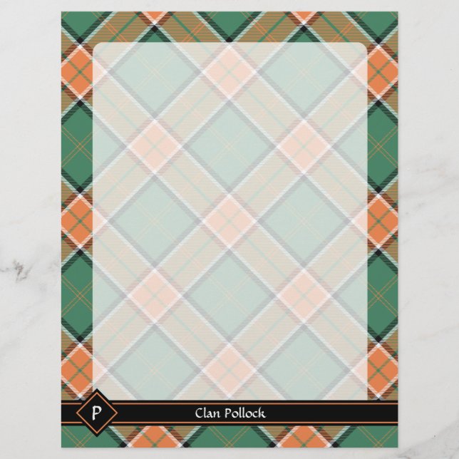 Clan Pollock Tartan Flyer (Vorne)