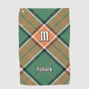 Clan Pollock Tartan Golf Towel Golfhandtuch