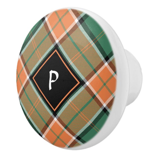 Clan Pollock Tartan Keramik Knob Keramikknauf (Rechts)