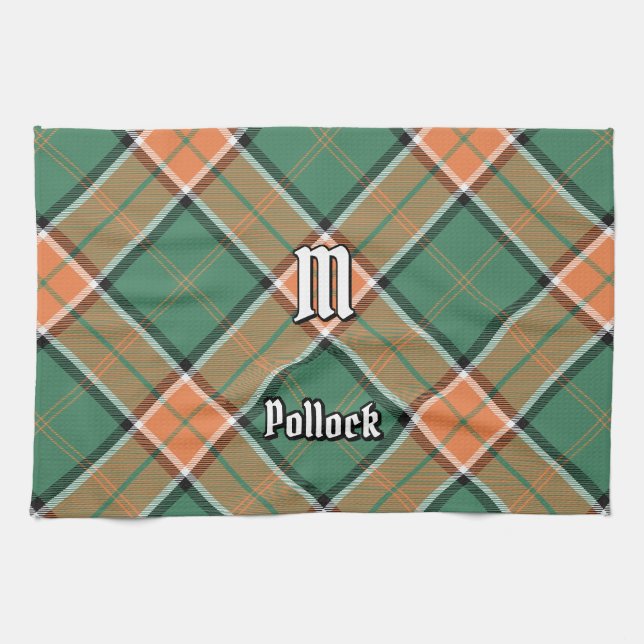 Clan Pollock Tartan Küchentücher (Horizontal)