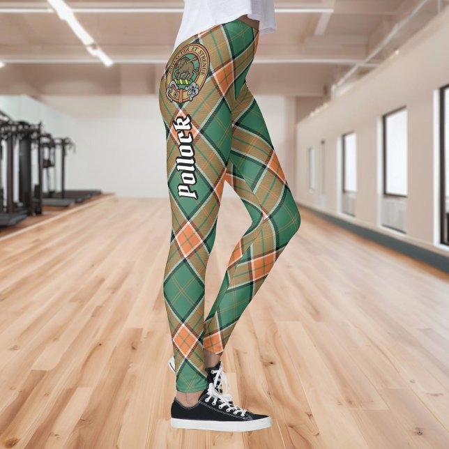 Clan Pollock Tartan Leggings (Von Creator hochgeladen)