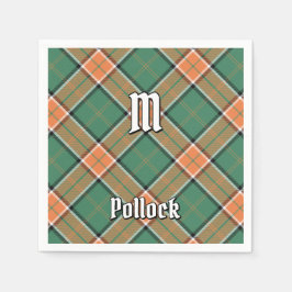 Clan Pollock Tartan Napkins Serviette