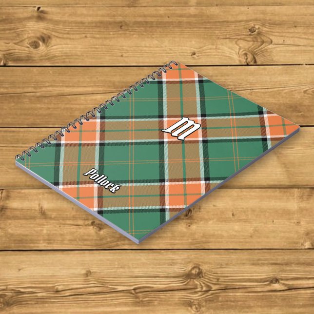 Clan Pollock Tartan Notebook Notizblock (Von Creator hochgeladen)