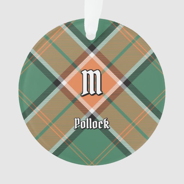 Clan Pollock Tartan Ornament (Vorderseite)