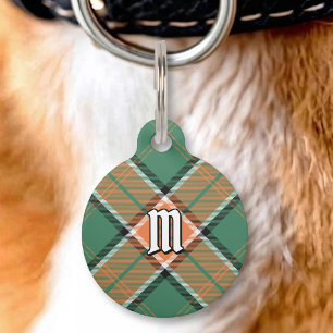 Clan Pollock Tartan Pet ID Tag Haustiermarke