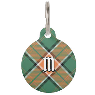 Clan Pollock Tartan Pet ID Tag Haustiermarke