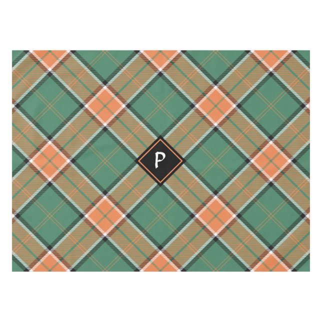 Clan Pollock Tartan Tablecloth Tischdecke (Vorderseite (Horizontal))