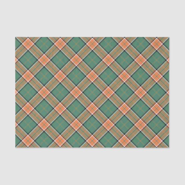 Clan Pollock Tartan Tissue Paper Seidenpapier (Vorderseite)
