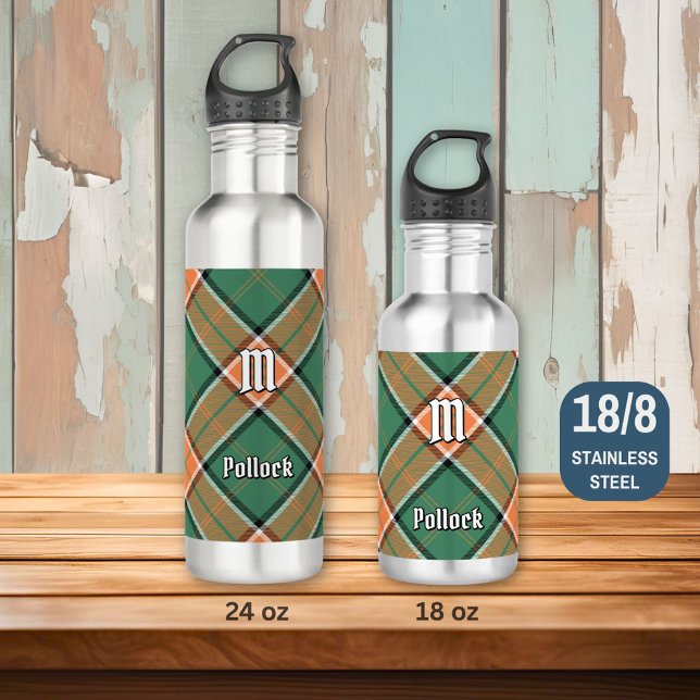 Clan Pollock Tartan Wasserflasche aus Edelstahl Edelstahlflasche (Von Creator hochgeladen)