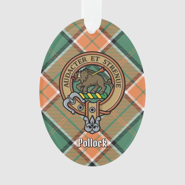 Clan Pollock Wappen Ornament (Vorderseite)