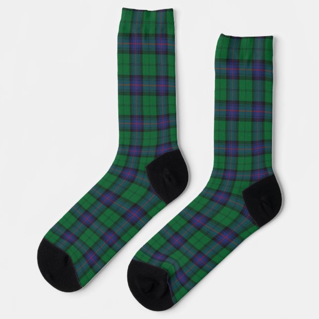 Clan Pride Tartan Socken (Linkes Detail)