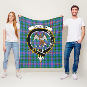 Clan Ralston Tartan Kariert Fleecedecke
