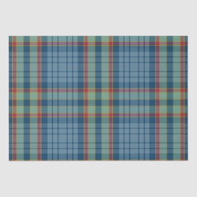Clan Ralston Tartan Seidenpapier (Vorderseite)