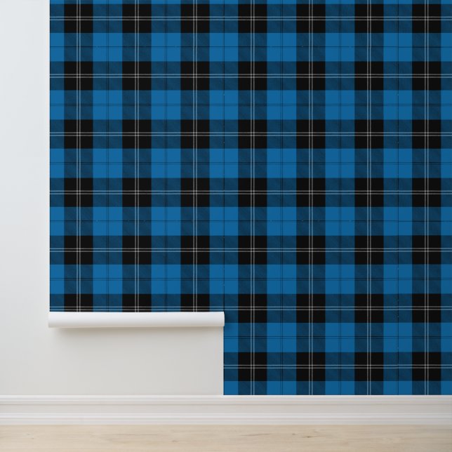 Clan Ramsay Blue Hunting Tartan Tapete (Anwendung)