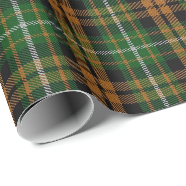 Clan Ramsay orange JagdScottishTartan Geschenkpapier (Rolleneckpunkt)
