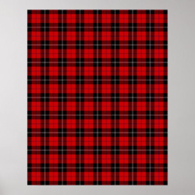 Clan Ramsay Tartan Poster (Vorne)