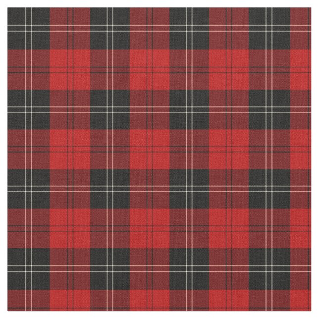 Clan Ramsay Tartan Stoff (Nahaufnahme)