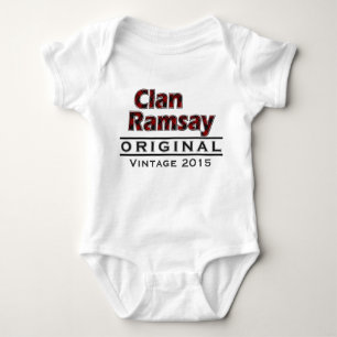 Clan Ramsay Vintag Customizing Your Birthyear Baby Strampler