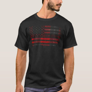 Clan Ramsay von Dalhousie Scottish tartan US flagg T-Shirt