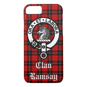 Clan Ramsay Wappen Abzeichen und Tartan individuel Case-Mate iPhone Hülle