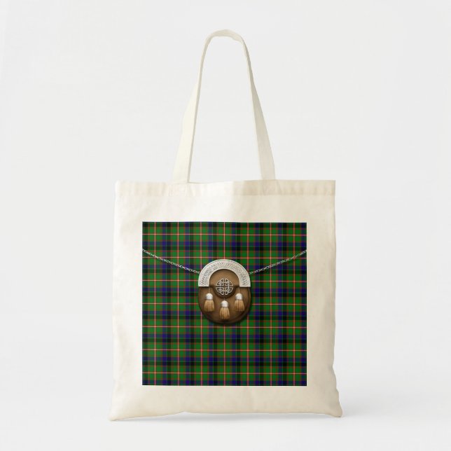 Clan-Reid Tartan und Sporran Tragetasche (Vorne)