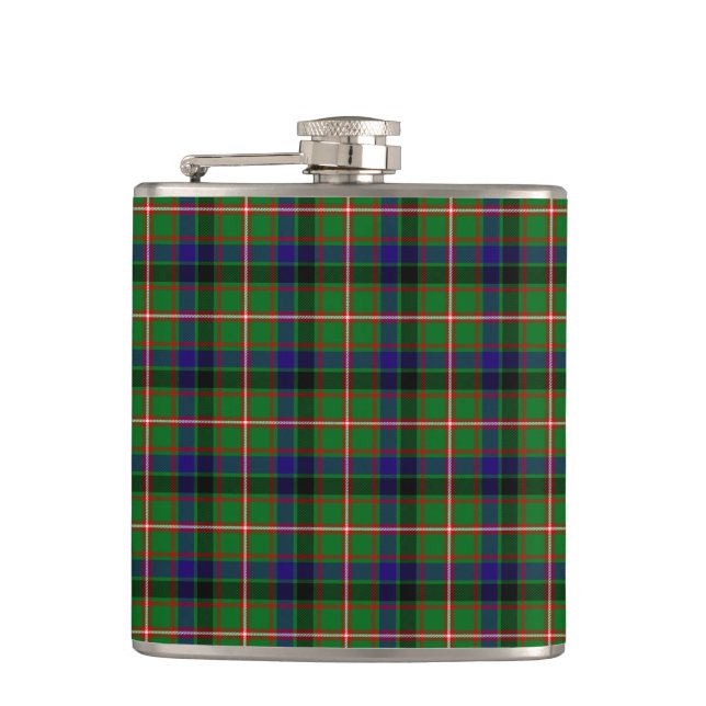 Clan-ReidTartan Flachmann (Vorderseite)